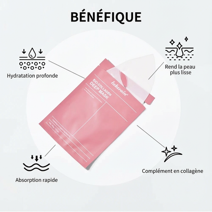 Bio-Collagen Deep Face Mask Shrink Pores Deep Hydrating Overnight Mask Moisturizing Refreshing Brightening Face Skin Care